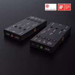 j5create JVA06 Dual HDMI™ Video Capture Card, 1920*1080 Video Capture Resolution, 3 x HDMI ports and 2 x USB ports, Black - Additional view 7