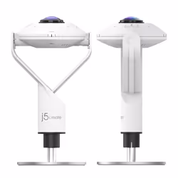 j5create JVCU360 360° All Around Webcam, 1080p Video Capture Resolution, White and Black - Additional view 4
