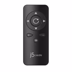 j5create JVCU435 USB™ 4K Ultra HD Webcam with 5x Digital Zoom Remote Control, 3840 x 2160 Video Capture Resolution, Black and Silver - Additional view 6