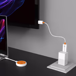 j5create JVAW62 ScreenCast USB-C® Wireless Display HDMI™ Extender, White and Orange - Additional view 4