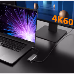 j5create JCD392 4K60 Elite USB-C® 10Gbps Travel Dock, Space Grey - Additional view 7