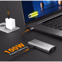 j5create JCD392 4K60 Elite USB-C® 10Gbps Travel Dock, Space Grey - Additional view 8