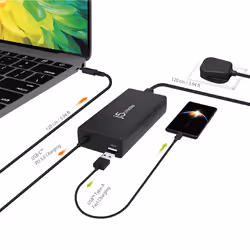 j5create JUP2290C-FN 100W PD USB-C® Super Charger - UK, Black, includes 1.2 m cable - Additional view 6