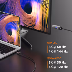 j5create JCC157-N USB-C® to HDMI™ 2.1 8K Cable - Additional view 7