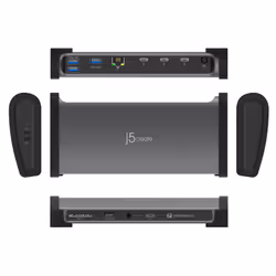 j5create JTD562-FN laptop dock/port replicator Wired Thunderbolt 4 Grey - Additional view 6