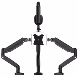 j5create JTSA101 Ergonomic Monitor Mount, Black - Additional view 4