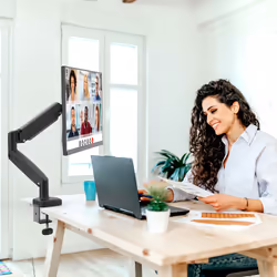 j5create JTSA101 Ergonomic Monitor Mount, Black - Additional view 7