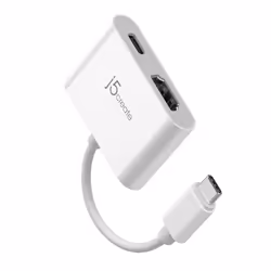 j5create JCA152 USB-C® to 4K HDMI™ Adapter with Power Delivery, Black