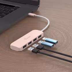 j5create Eco-Friendly USB-C to 4-Port Type-A Gen 2 Hub - Additional view 5
