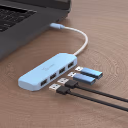 j5create Eco-Friendly USB-C to 4-Port Type-A Gen 2 Hub - Additional view 5