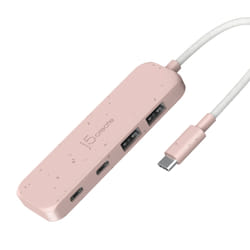 j5create Eco-Friendly USB-C to 4-Port Type-C & Type-A Gen 2 Hub