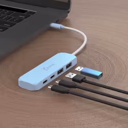 j5create Eco-Friendly USB-C to 4-Port Type-C & Type-A Gen 2 Hub - Additional view 5