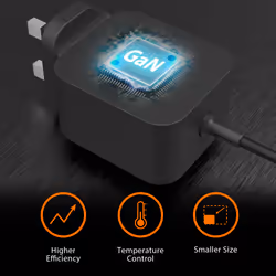 j5create JUP1565DCF3A-FN 67W GaN PD USB-C® Mini Charger with 3 Types of DC Connector - UK - Additional view 4