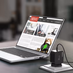 j5create JUP1565DCF3A-FN 67W GaN PD USB-C® Mini Charger with 3 Types of DC Connector - UK - Additional view 7
