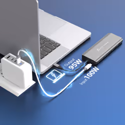 j5create JCD398 USB-C® Dual 4K HDMI™ 10Gbps Mini Dock, Black - Additional view 8