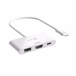 j5create JCA399 USB-C® to HDMI™ 4K144Hz & USB™ 3.2 with Power Delivery 100W, Black