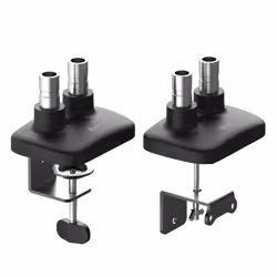 j5create JTSA102 Ergonomic Dual Monitor Mount, Black