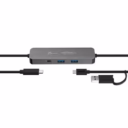 j5create JCH462 Wormhole Switch™ Display Sharing Hub, Black, USB 3.2 Gen 1 (3.1 Gen 1) Type-A + Type-C, USB 3.2 Gen 1 (3.1 Ge ...