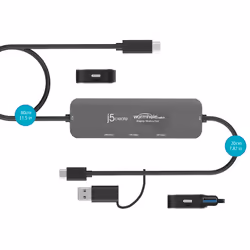 j5create JCH462 Wormhole Switch™ Display Sharing Hub, Black - Additional view 4