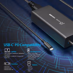 j5create JUP17140 140W GaN PD3.1 USB-C® - EU - Additional view 6