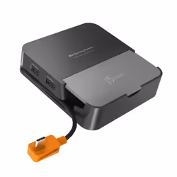 j5create JCD624-N mobile device dock station Mobile computer Black, Grey - Additional view 3