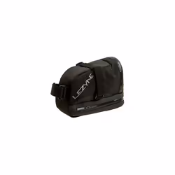 Lezyne S-Caddy Compact Wedge Cycling Saddle Bag with Velcro Straps for Road and Mountain Bike  Small - Black