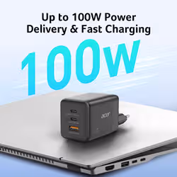 Acer HP.DSCAB.019 mobile device charger Universal Black AC Fast charging Indoor - Additional view 2