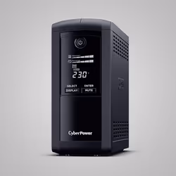 CyberPower VP700ELCD-FR offers home and office users a reliable battery backup and safeguards office PCs and other electronic ...
