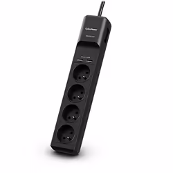 CyberPower Tracer III P0420SUD0-FR, 350 J, 4 AC outlet(s), Type E, 200 - 250 V, 50 - 60 Hz, 2.4 A