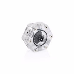 Bitspower BP-HFI, Flow indicator, Black, Transparent, 50 mm, 56.7 mm, 23 mm