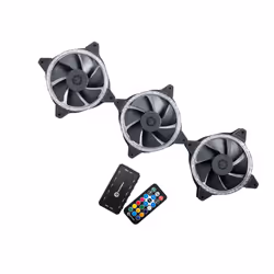 Bitspower BPTA-NTX1218D3, Fan, 12 cm, 800 RPM, 1800 RPM, Black
