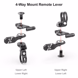 Funn UpDown Mountain Bike Dropper Seatpost 4 Way Mount CNC Remote Leve