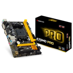 Biostar A70MD PRO motherboard AMD A70M Socket FM2+ micro ATX