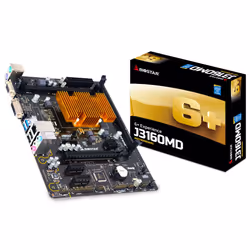 Biostar J3160MD, Intel, NA (integrated CPU), DDR3L-SDRAM, 16 GB, DIMM, 1066,1600 MHz