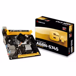 Biostar A68N-5745, AMD, BGA 827, AMD A, A10-5745M, DDR3-SDRAM, 32 GB