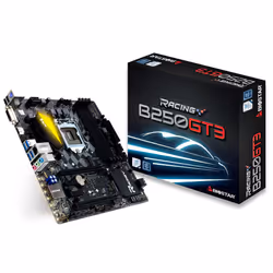 Biostar B250GT3, Intel, LGA 1151 (Socket H4), Intel® Celeron®, Intel® Pentium®, 95 W, DDR4-SDRAM, 64 GB