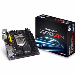 Biostar Z270GTN, Intel, LGA 1151 (Socket H4), Intel® Celeron®, Intel® Pentium®, i3-6xxx, i3-7xxx, i5-6xxx, i5-7xxx, i7-6xxx,  ...