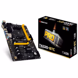 Biostar TA320-BTC motherboard AMD A320 Socket AM4 ATX
