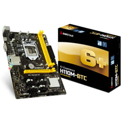 Biostar H110M-BTC motherboard Intel® H110 LGA 1151 (Socket H4) micro ATX