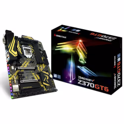 Biostar Z370GT6, Intel, LGA 1151 (Socket H4), Intel® Celeron®, Intel® Pentium®, DDR4-SDRAM, 64 GB, DIMM