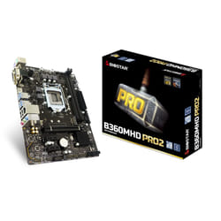Biostar B360MHD PRO2 motherboard Intel® B360 LGA 1151 (Socket H4) micro ATX