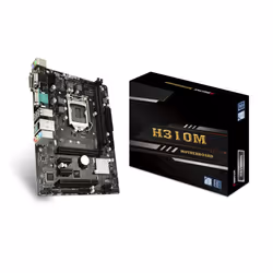Biostar H310MHG, Intel, LGA 1151 (Socket H4), Intel® Celeron®, Intel® Core™ i3, Intel® Core™ i5, Intel® Core™ i7, Intel® Core ...
