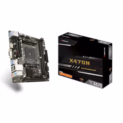 Biostar X470NH, AMD, Socket AM4, AMD A, AMD Athlon, AMD Athlon™ X4, AMD Ryzen 2000 Series, AMD Ryzen 3000 Series, DDR4-SDRAM, ...