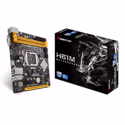 Biostar H61MHV2, Intel, LGA 1155 (Socket H2), Intel® Celeron®, Intel® Core™ i3, Intel® Core™ i5, Intel® Core™ i7, Intel® Pent ...