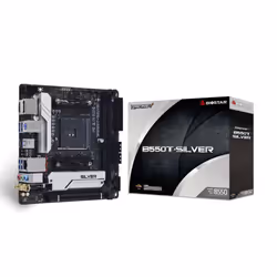 Biostar B550T-SILVER, AMD, Socket AM4, AMD Ryzen 3000 Series, DDR4-SDRAM, 64 GB, DIMM