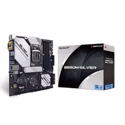 Biostar B560M-SILVER, Intel, LGA 1200 (Socket H5), Intel® Celeron®, Intel® Core™ i3, Intel® Core™ i5, Intel® Core™ i7, Intel® ...