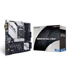 Biostar B560M-SILVER motherboard Intel B560 LGA 1200 (Socket H5) micro ATX