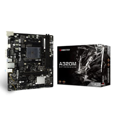 Biostar A320MH 2.0 motherboard AMD A320 Socket AM4 micro ATX