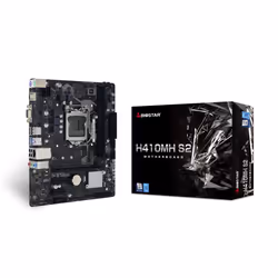 Biostar H410MH S2, LGA 1200 (Socket H5), Intel® Celeron®, Intel® Core™ i3, Intel® Core™ i5, Intel® Core™ i7, Intel® Core™ i9, ...