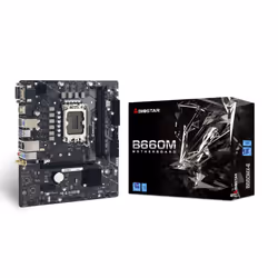 Biostar B660MX-E, Intel, LGA 1700, Intel® Celeron®, Intel® Core™ i3, Intel® Core™ i5, Intel® Core™ i7, Intel® Core™ i9, Intel ...